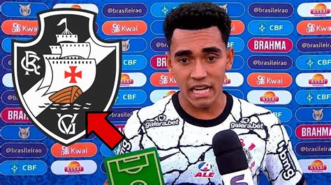 OLHA OQUE O DU QUEIROZ FALOU APÓS ACERTO O VASCO DA GAMA NOTICIAS