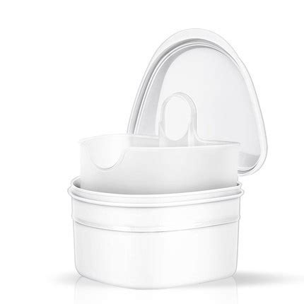 Контейнер для хранения съёмных зубных протезов (95*85*75), белый ...