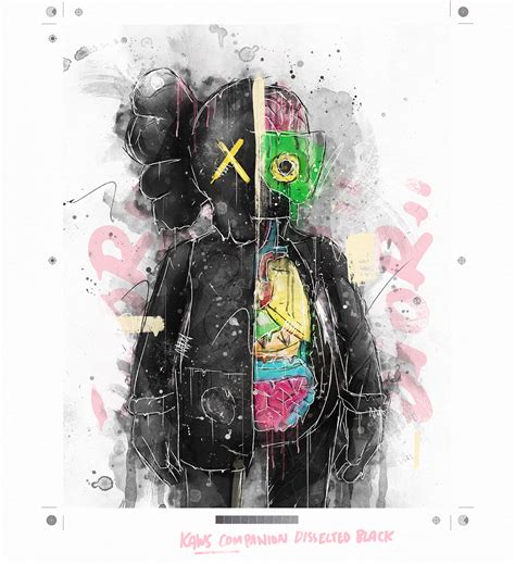 Kaws Paint Posters Behance