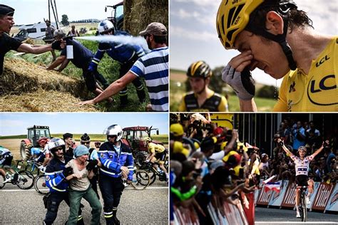 Tour De France Chaos Farmers Protest Tear Gas And Crashes