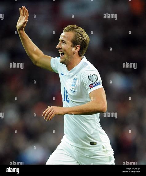 HARRY KANE OF ENGLAND CELEBRAT ENGLAND V SWITZERLAND WEMBLEY STADIUM ...