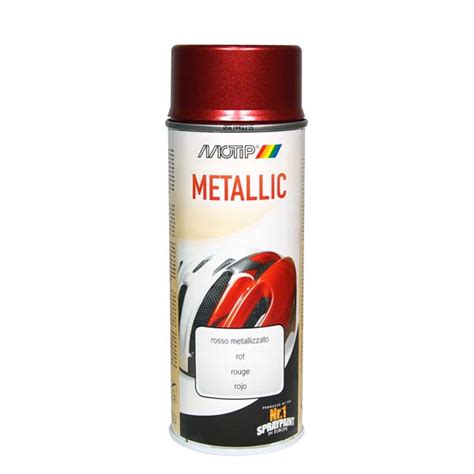 Metalik boja u spreju 400ml 394034 crvena Baždar