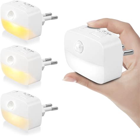 Nachtlicht Steckdose Mit Bewegungsmelder Nachtlicht Dimmbar Plug In