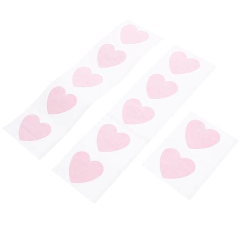 25 Pcs Heart Shaped Bandage Heart Shaped Hemostatic Patches Disposable