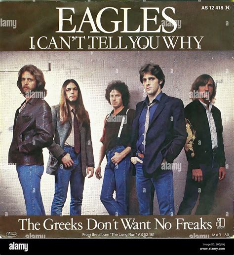 Vintage Single Record Cover Eagles I Can T Tell You Why D