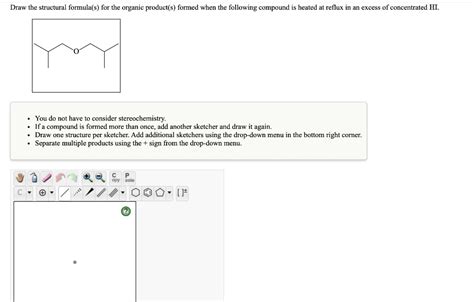 Solved Draw The Structural Formula S For The Organic Chegg