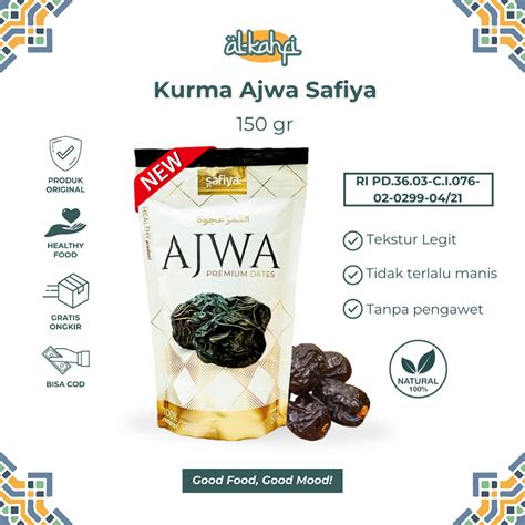 Jual Kurma Ajwa Gr Safiya Kurma Nabi Premium Original Safiya