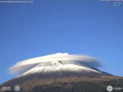 Espectacular Nubes Lenticulares En El Volc N Popocat Petl De