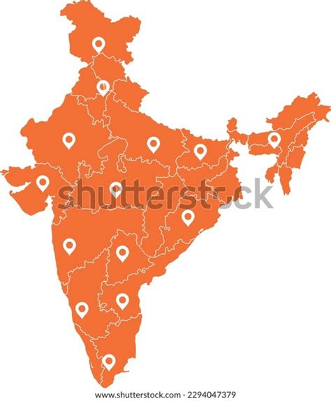 Bharat Map India Map: Over 421 Royalty-Free Licensable Stock Vectors ...