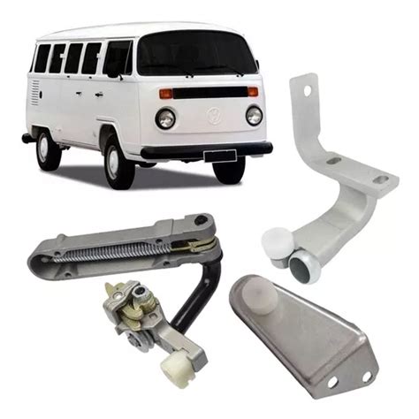 Kit Carrinho Guia Kombi Porta Correr Lateral Ap S Frete Gr Tis