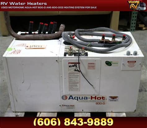 RV Appliances USED MOTORHOME AQUA HOT D AHE D HEATING SYSTEM FOR SALE RV Water Heaters