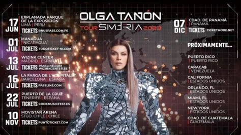 Olga Ta N Regresa Pr Ximamente A Venezuela Con Su Tour Simetr A