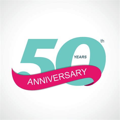 Template Logo 50th Anniversary Vector Illustration 4546576 Vector Art at Vecteezy