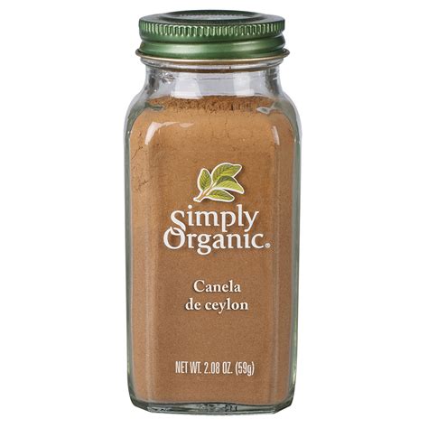 Canela De Ceylon Simply Organic Especias Org Nicas