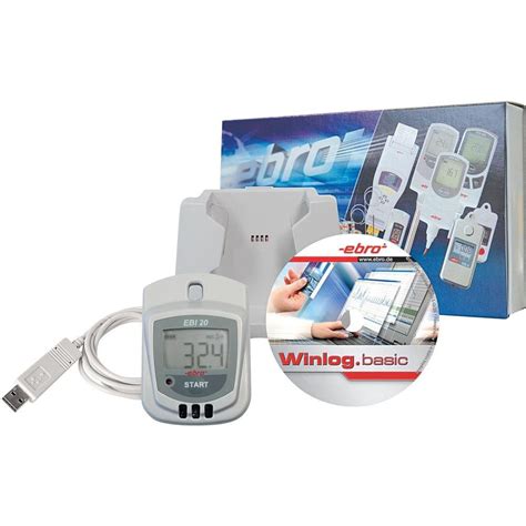 Ebro EBI 20 TH1 Set Temperature Humidity Temperature Data Logger