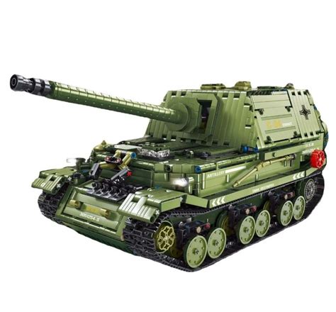 Конструктор Танк военный Фердинанд 2436 деталей — Детский оружейный магазин