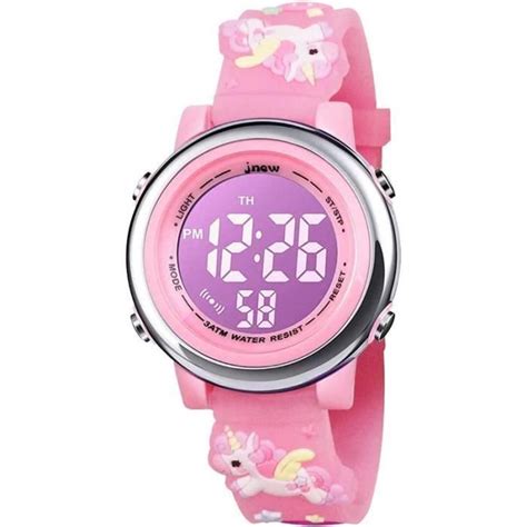 Montre Enfant Numérique Sport 30M Etanche Multifonction Électronique