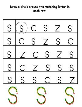 printable letter ss activity worksheets   teachers tpt