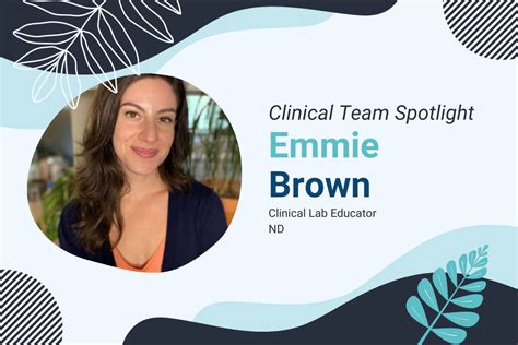 Clinical Team Spotlight Dr Emmie Brown ND