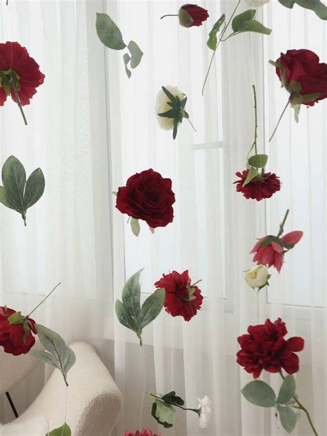 Hanging Flower Garland Custom Hanging Flowers Kit Diy Etsy