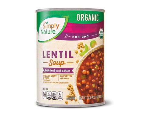 Simply Nature Organic Soup Assorted Varieties Aldi Us