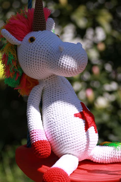 Amigurumi Gehäkelt Einhorn Handarbeit Häkeltier handmade Tiere