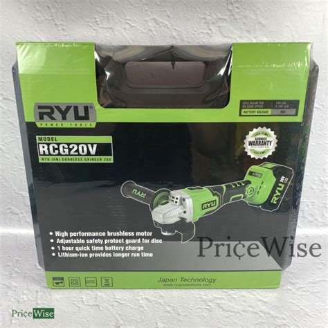 Jual Mesin Gerinda Baterai V Ryu Cordless Grinder Rcg V Shopee