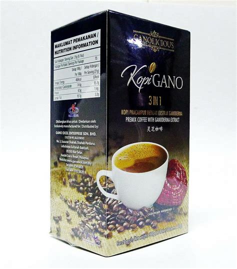 Gano Excel Ganocafe Kopi Gano En Caf Latte Caf Instant Neo