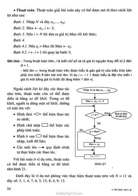 Sgk Tin Học 10 §4 BÀi ToÁn VÀ ThuẬt ToÁn