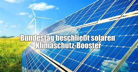 Bundestag beschließt solaren Klimaschutz Booster brilon totallokal de