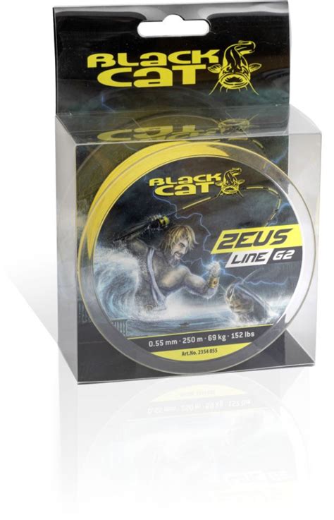 Tresse Zeus Line G2 Jaune 8 brins Black Cat Nouveauté 2023 Pêche