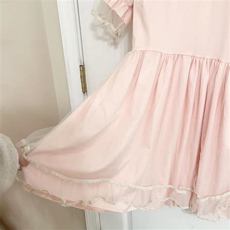 ˚ ༘♡ frilly pastel pink dress 🧁 lots of ruffles and... - Depop