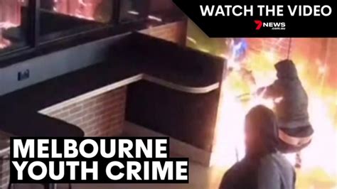 An Increase In Melbournes Youth Crime Crisis 7news