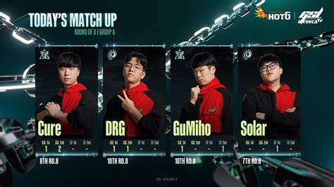 2023 GSL Season 3 Ro 8 Группа A GuMiho DRG Cure Solar YouTube