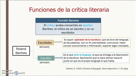 La Crítica Literaria Y El Estructuralismo Parte 1 Youtube