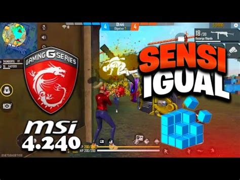 MELHOR SENSIBILIDADE DO NOVO MSI 4 240 YouTube