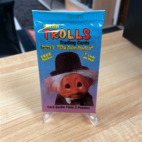Trolls Trading Card Wax Pack | Maine Vintage Toys
