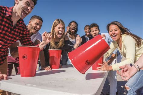 Supersize Your Drinking Games with These Gigantic Flip Cups