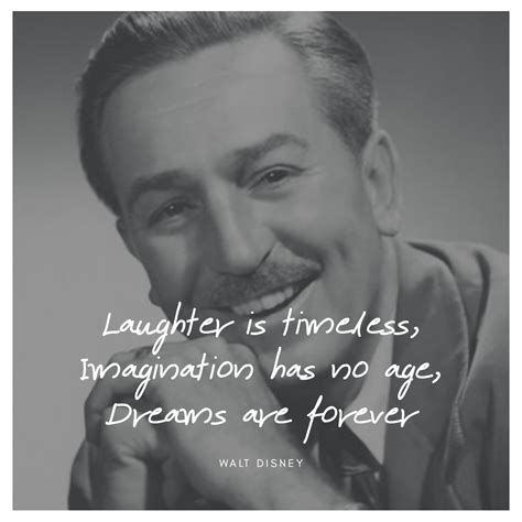 Walt Disney Quote Laughter Is Timeless Imagination Has No Age