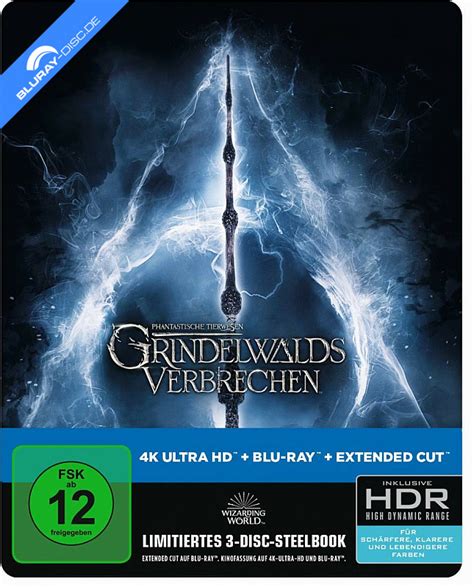 Phantastische Tierwesen Grindelwalds Verbrechen 4K Limited Steelbook