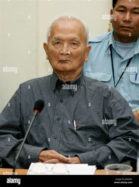 phnom penh cambodia  khmer rouge leader nuon chea