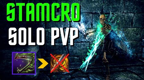 Gorgeous Scythe Stamcro PVP ESO Lost Depths YouTube