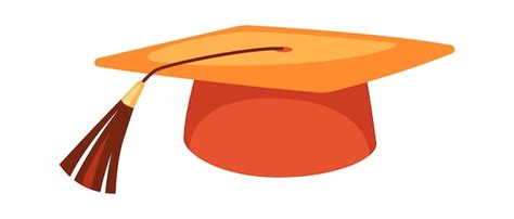 Icono De Sombrero De Graduado Vector Premium