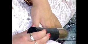 Gina Colany Breast Tease And Double Dildo Tnaflix