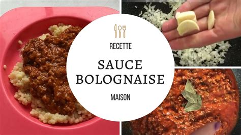 Recette Sauce Bolognaise Maison YouTube