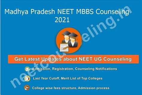 Madhya Pradesh Neet Mbbs Counseling 2024 Dates Cutoff Seats