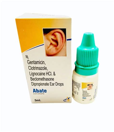 Gentamicin Clotrimazole Lignocaine Hcl Beclomethasone Dipropionate Ear