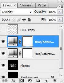 Membuat Efek Teks Terbakar Versi Lain Blog Tiada Guna