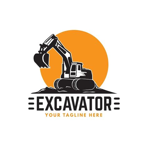 Premium Vector Excavator And Construction Logo Template