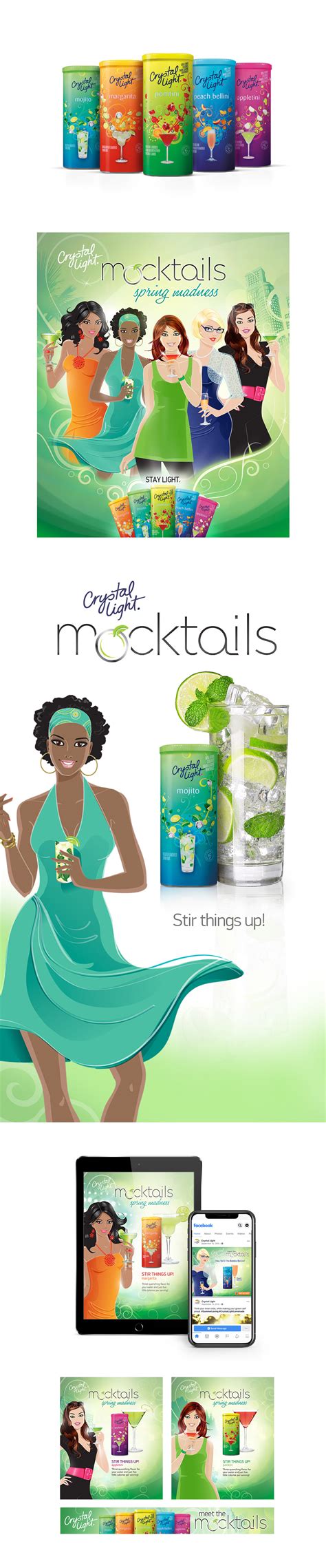 Crystal Light Mocktails on Behance